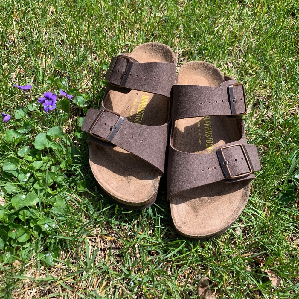Birkenstock Light Brown Strap Sandals